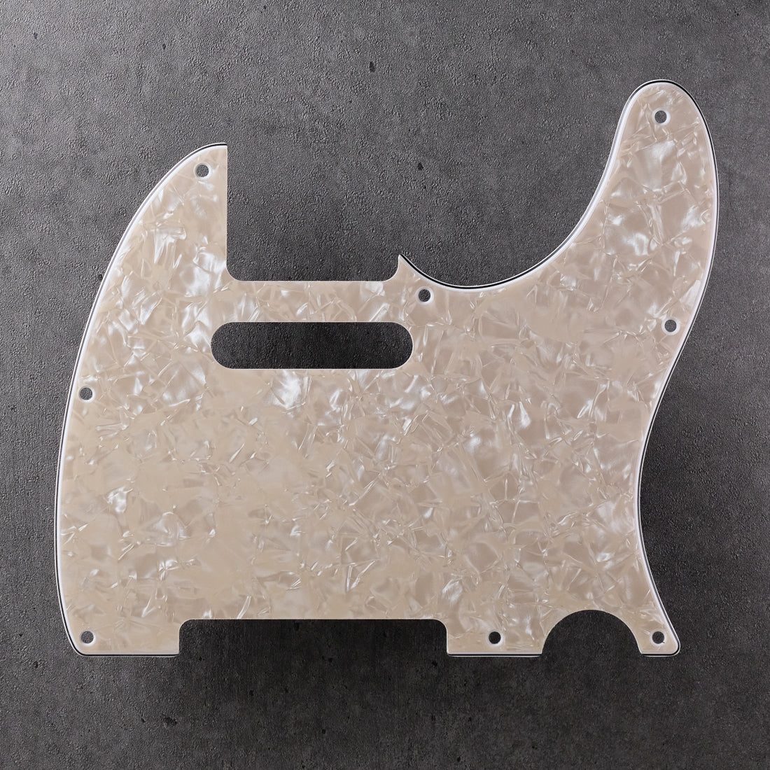 Pearloid Aged Parchment - Telecaster Pickguard - 4-Ply Vinyl