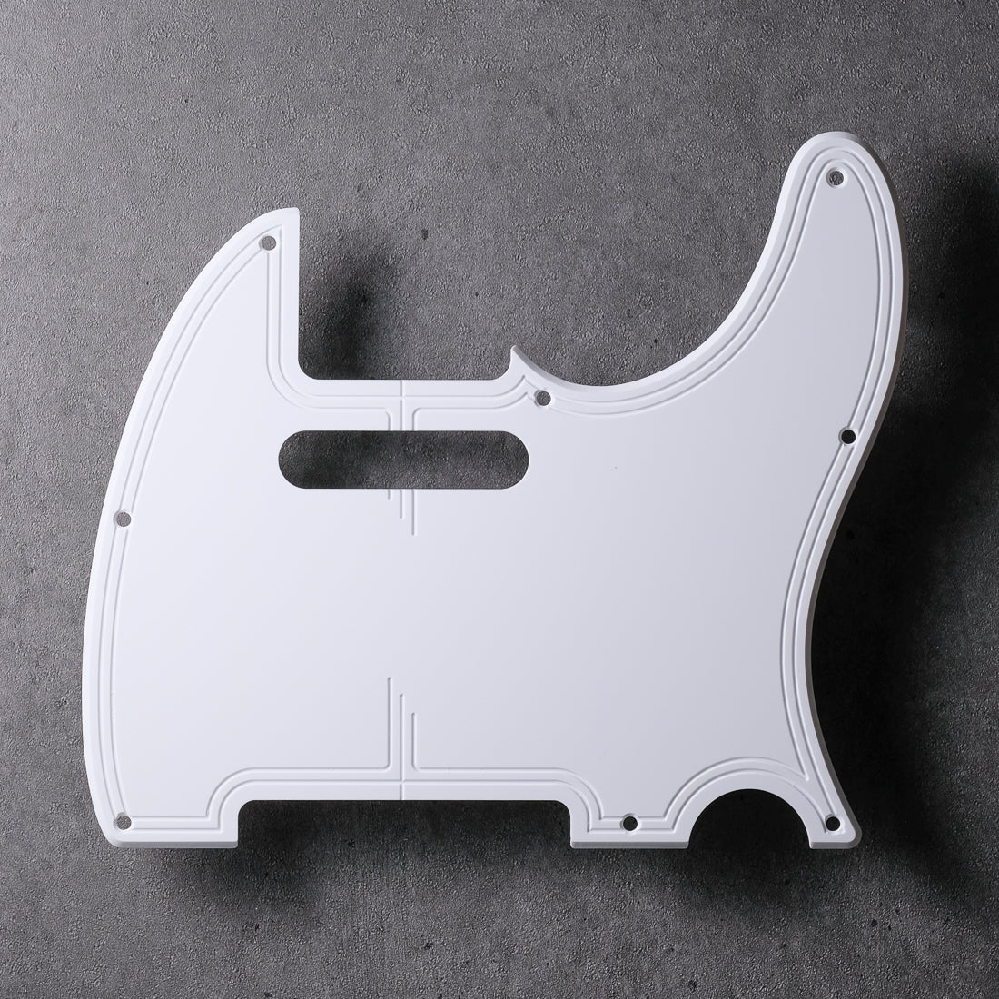 Streamline - Telecaster Pickguard - White (Matte)