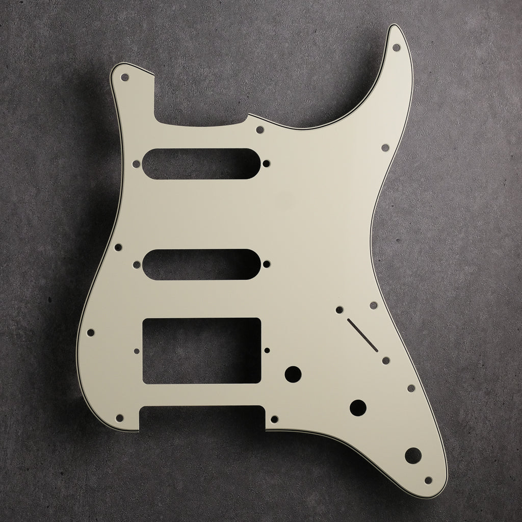 Mint/Black/Mint - HSS Stratocaster Pickguard - 3-ply Vinyl