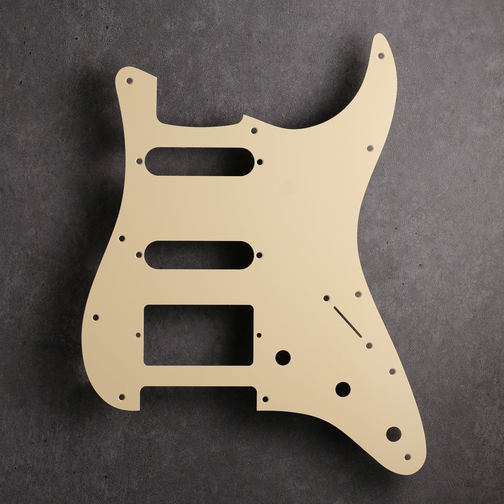 Cream - HSS Stratocaster Pickguard - Single-ply Vinyl