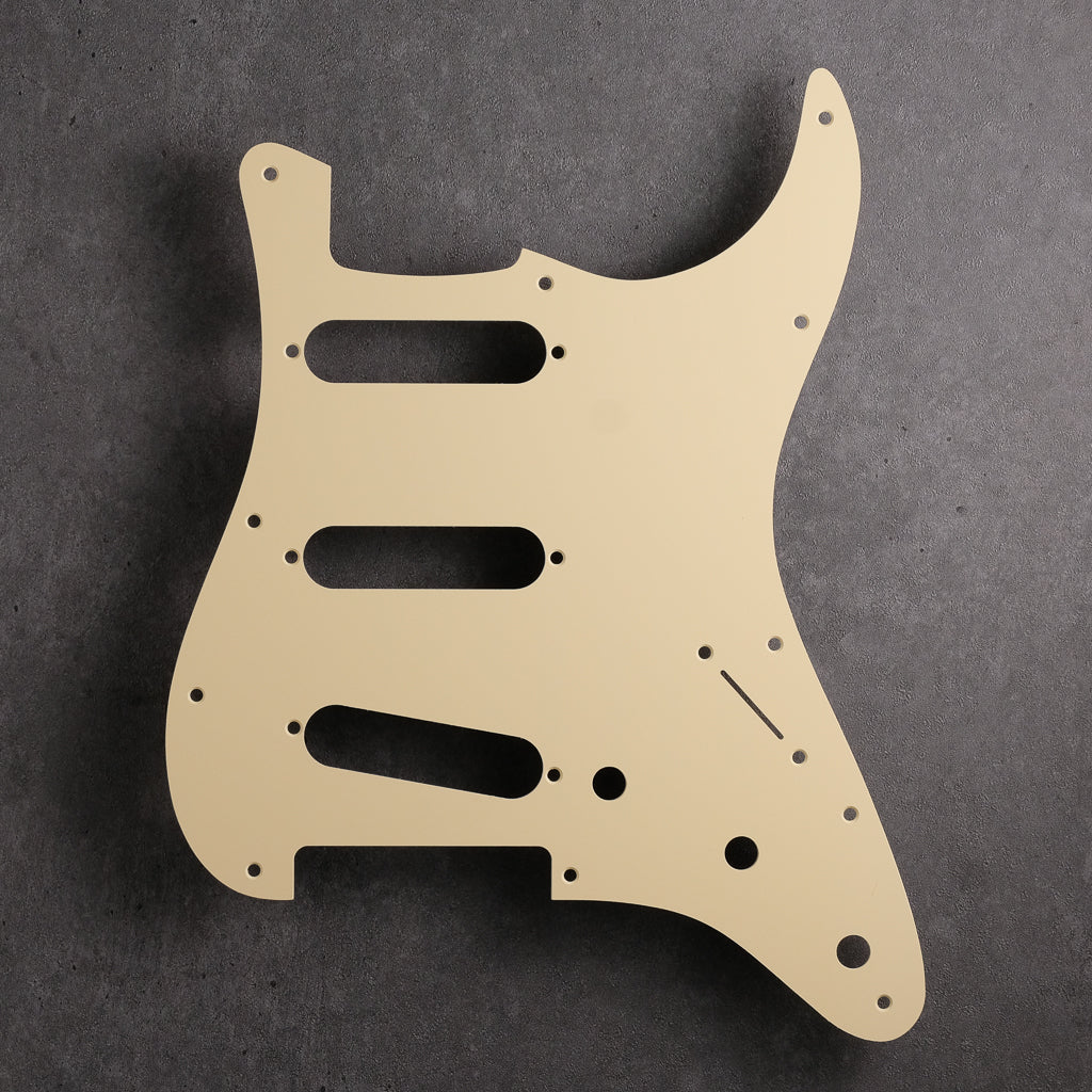 Cream - Stratocaster Pickguard - Single-ply Vinyl