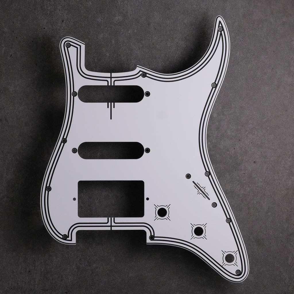 Streamline - Stratocaster Pickguard HSS - White/Black/White