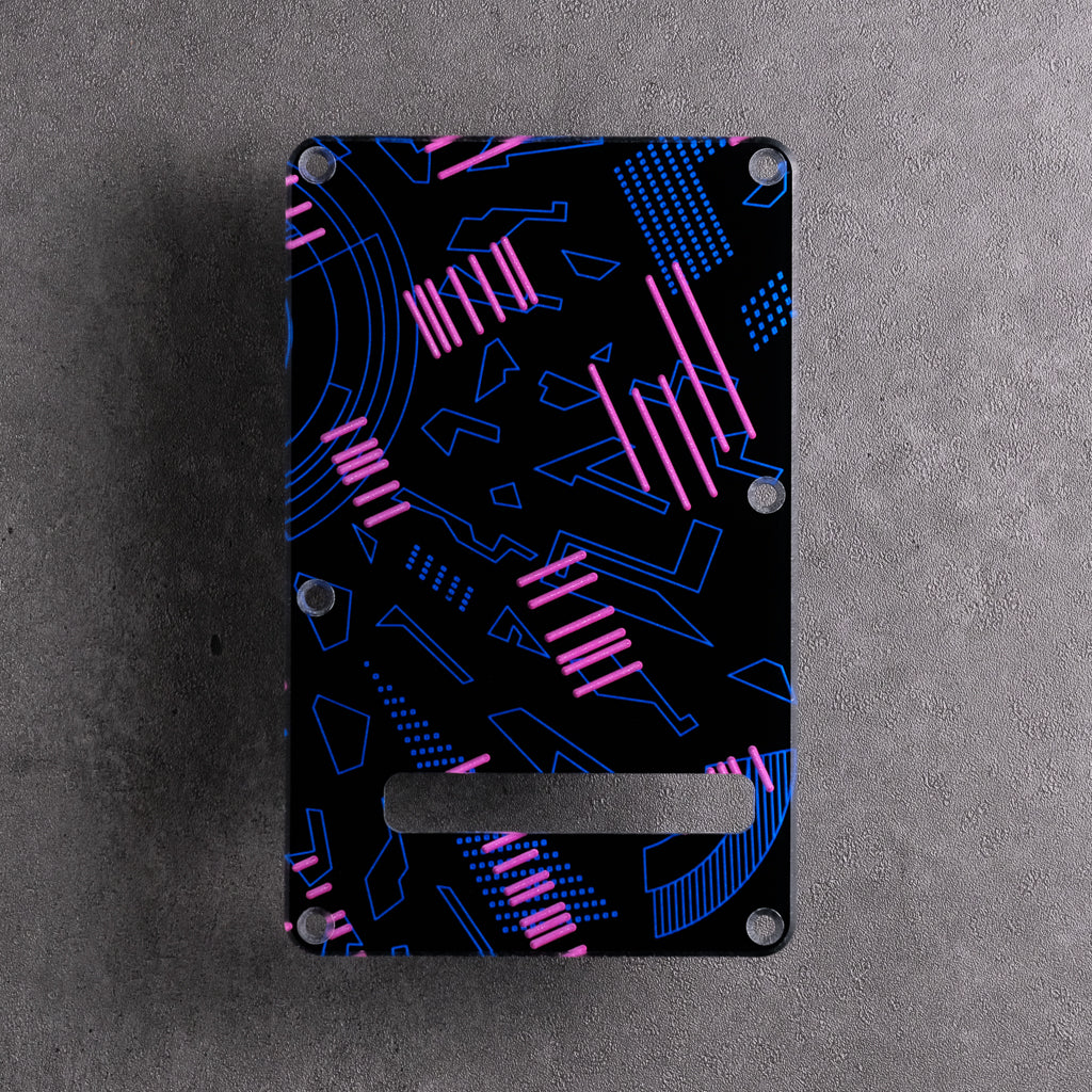 System Breach - Stratocaster Pickguard set - in Black