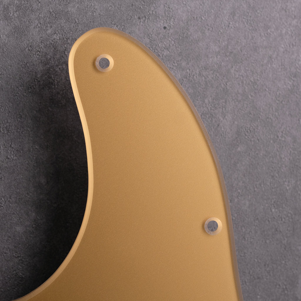 Smooth Gold - Telecaster Pickguard - Acrylic