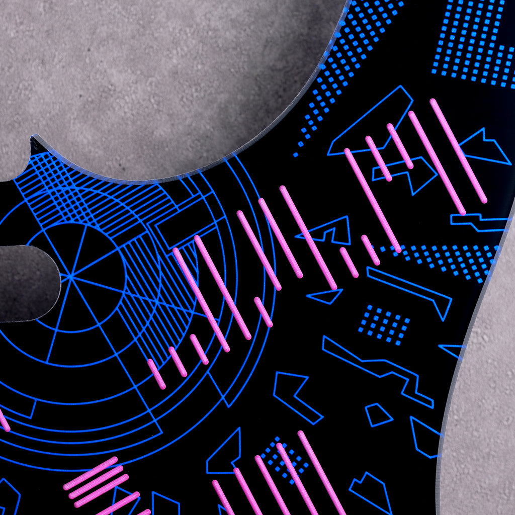 System Breach - Telecaster Pickguard - in Black