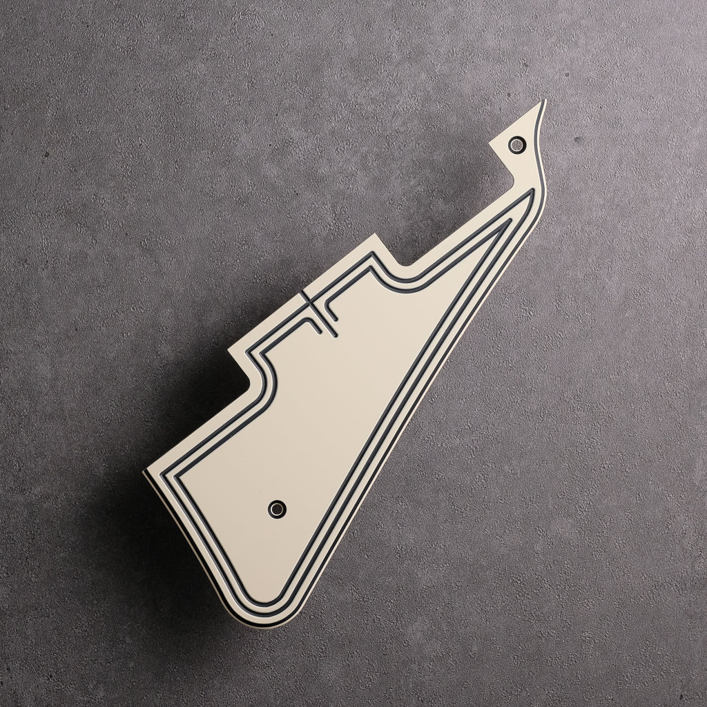 STREAMLINE Pickguard - Les Paul Standard - Cream/Black/Cream