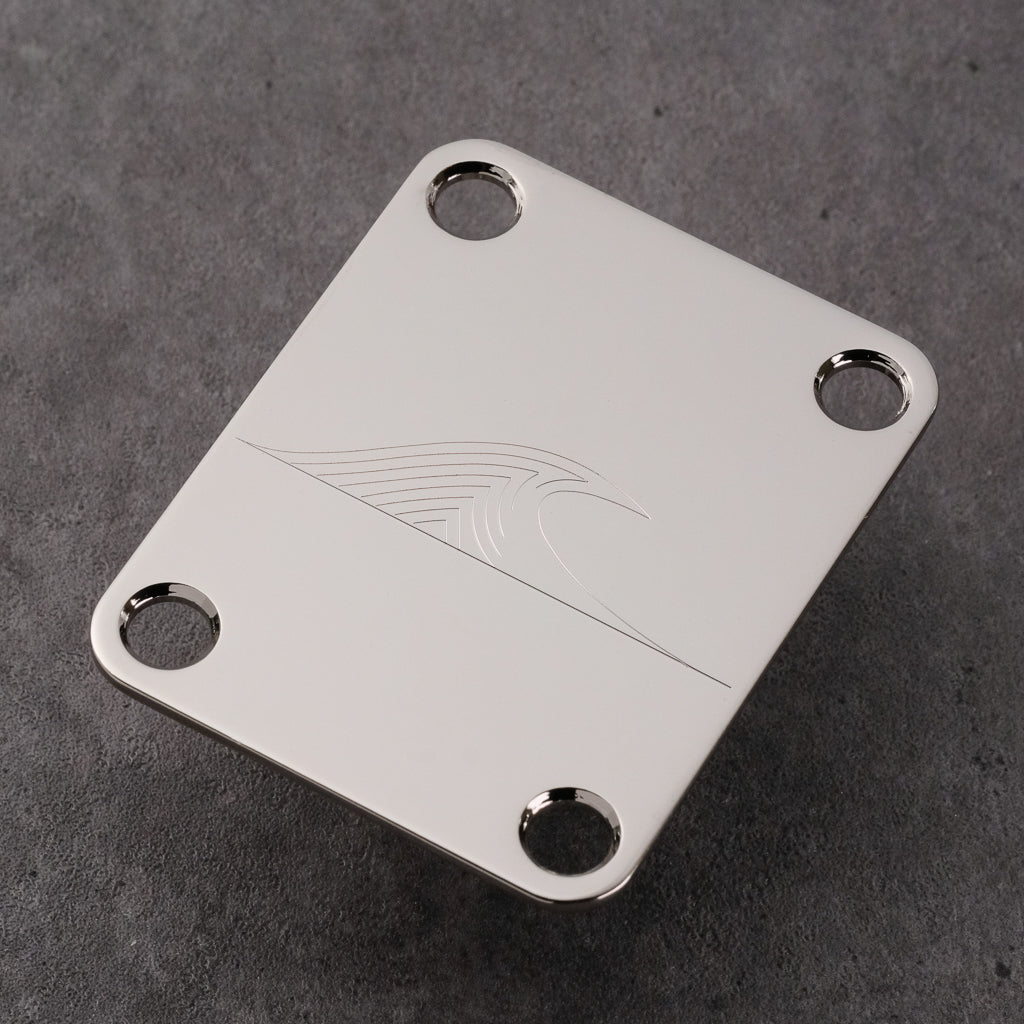 JAWS PE'AHI - Engraved Neckplate - Nickel