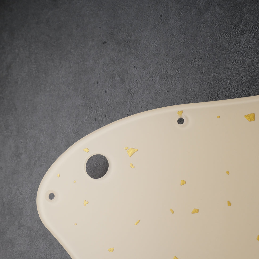 Speckled - Telecaster Pickguard - Gold on Ivory Plexi