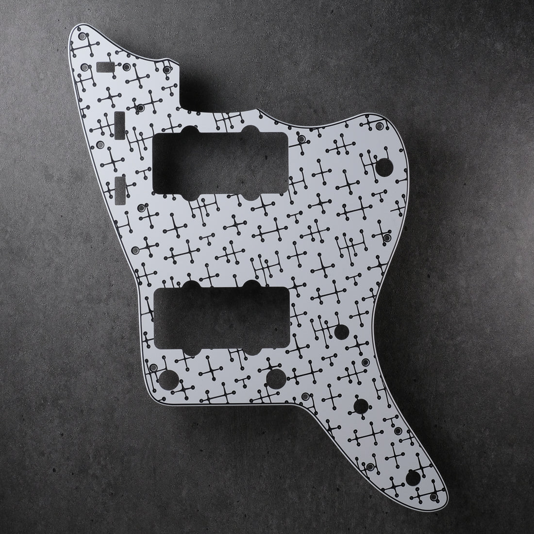 Eames Dots - Jazzmaster Pickguard - White/Black/White