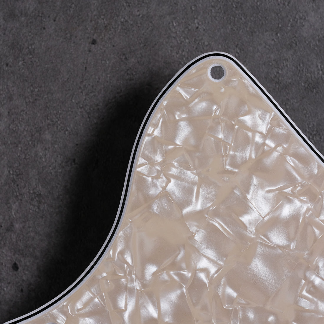 Pearloid Aged Parchment - Thinline '69 Tele Pickguard - 4-ply Vinyl