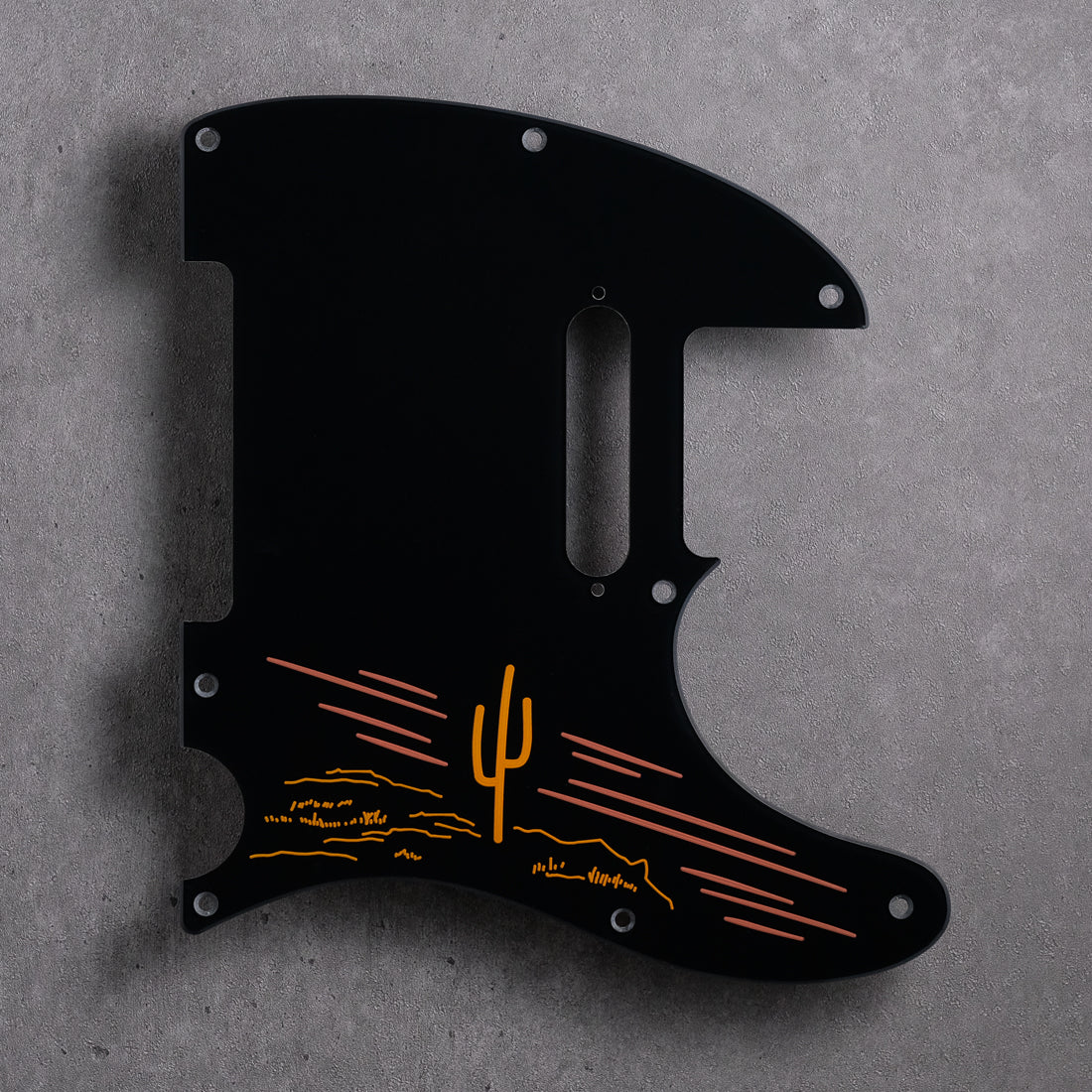THE LONER - Telecaster Pickguard - in Black