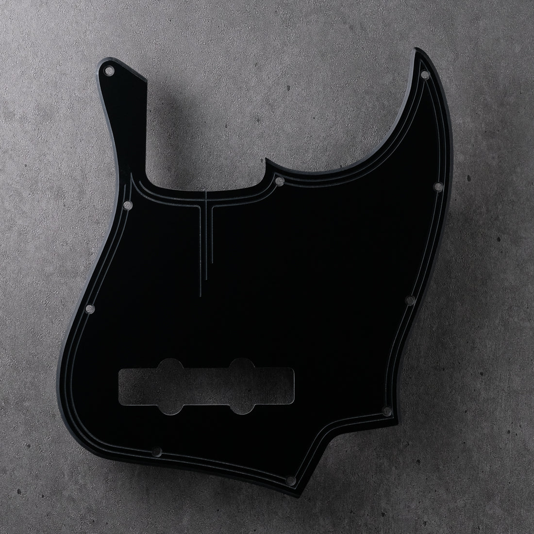 Streamline - Jazz Bass Pickguard - Black (Matte)