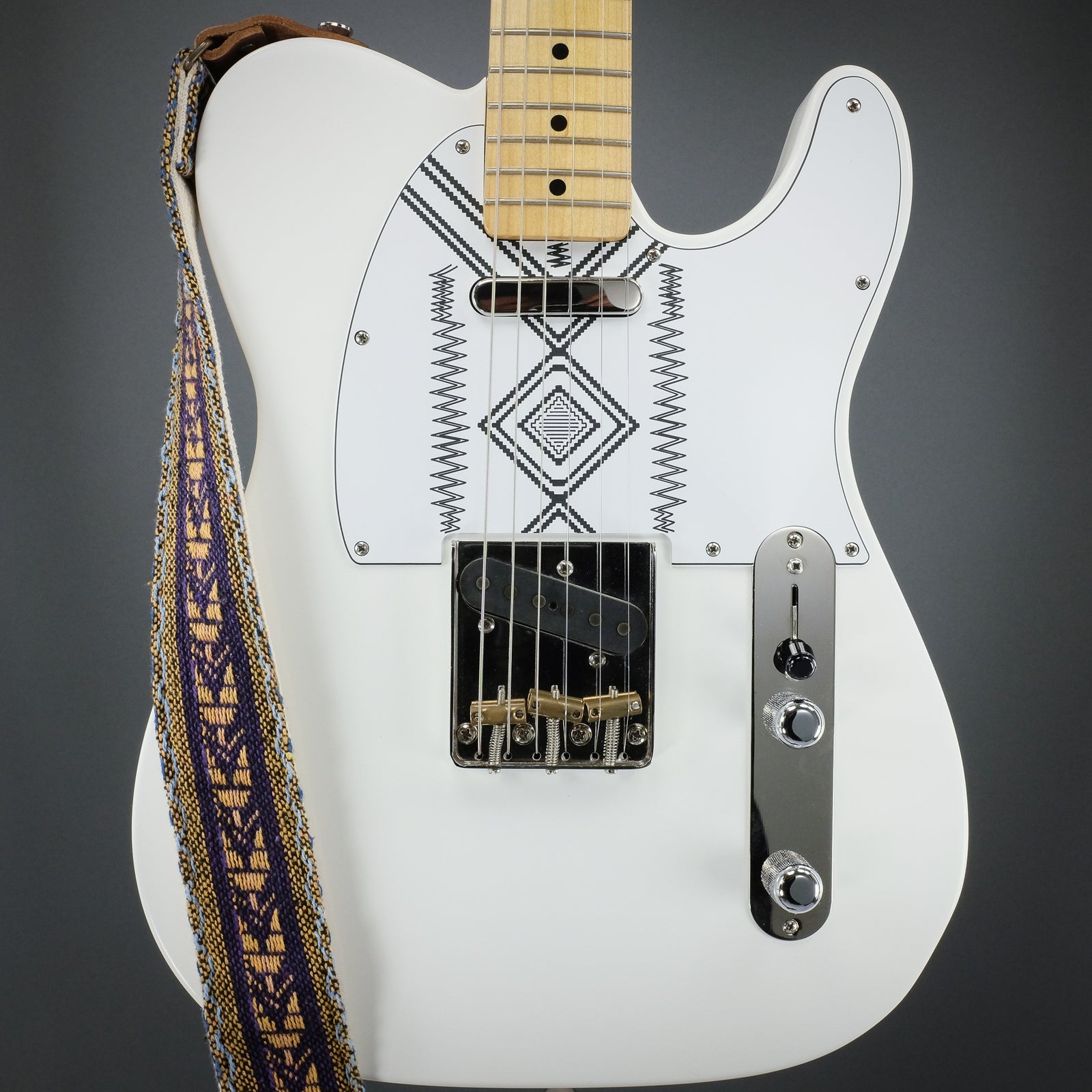 Eyedazzler - Telecaster Pickguard - White/Black/White