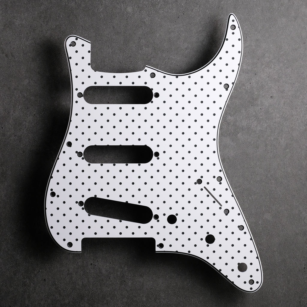 Four Thousand Holes - Stratocaster Pickguard - White/Black/White