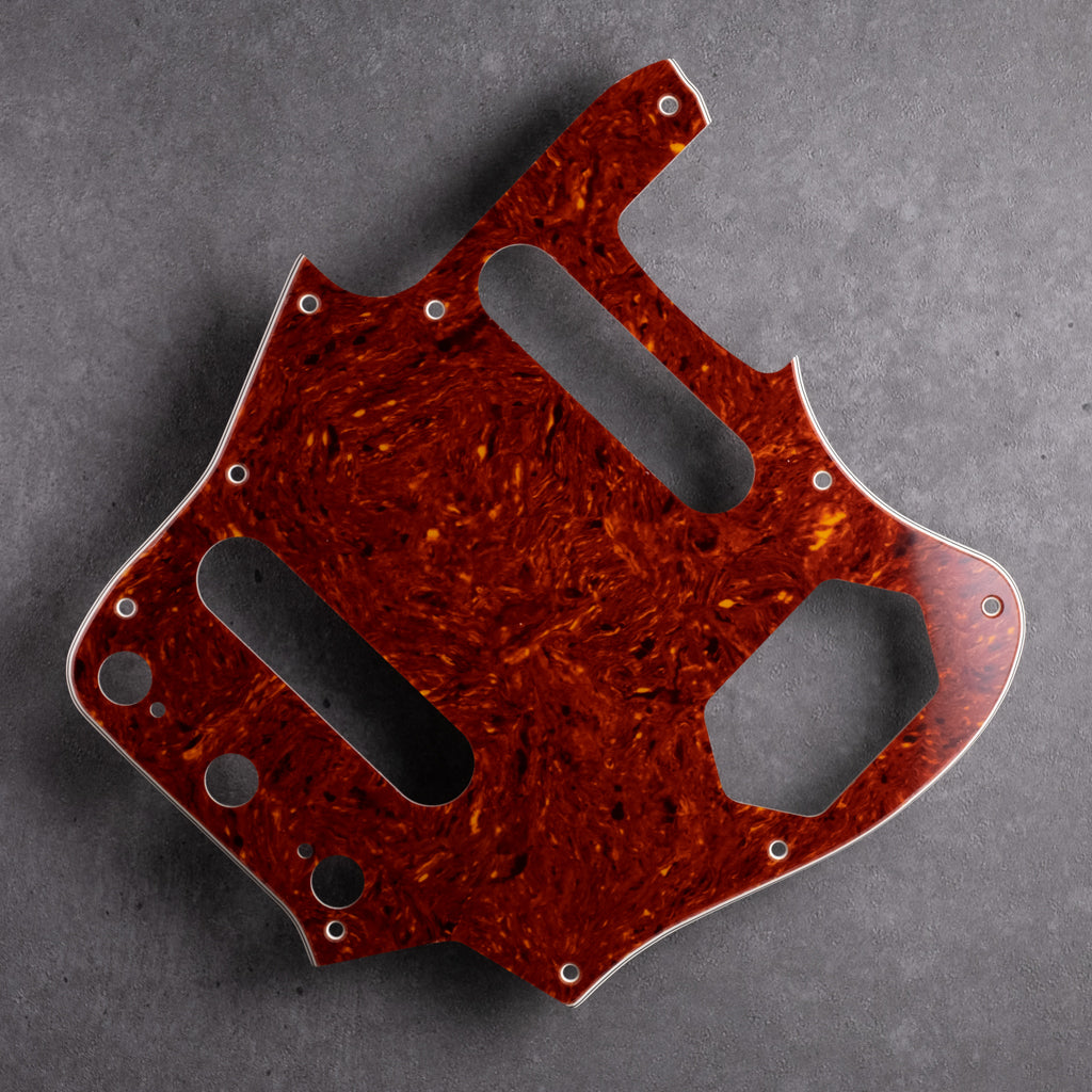 Tort Mars Red - Jaguar Pickguard - 4-ply Celluloid