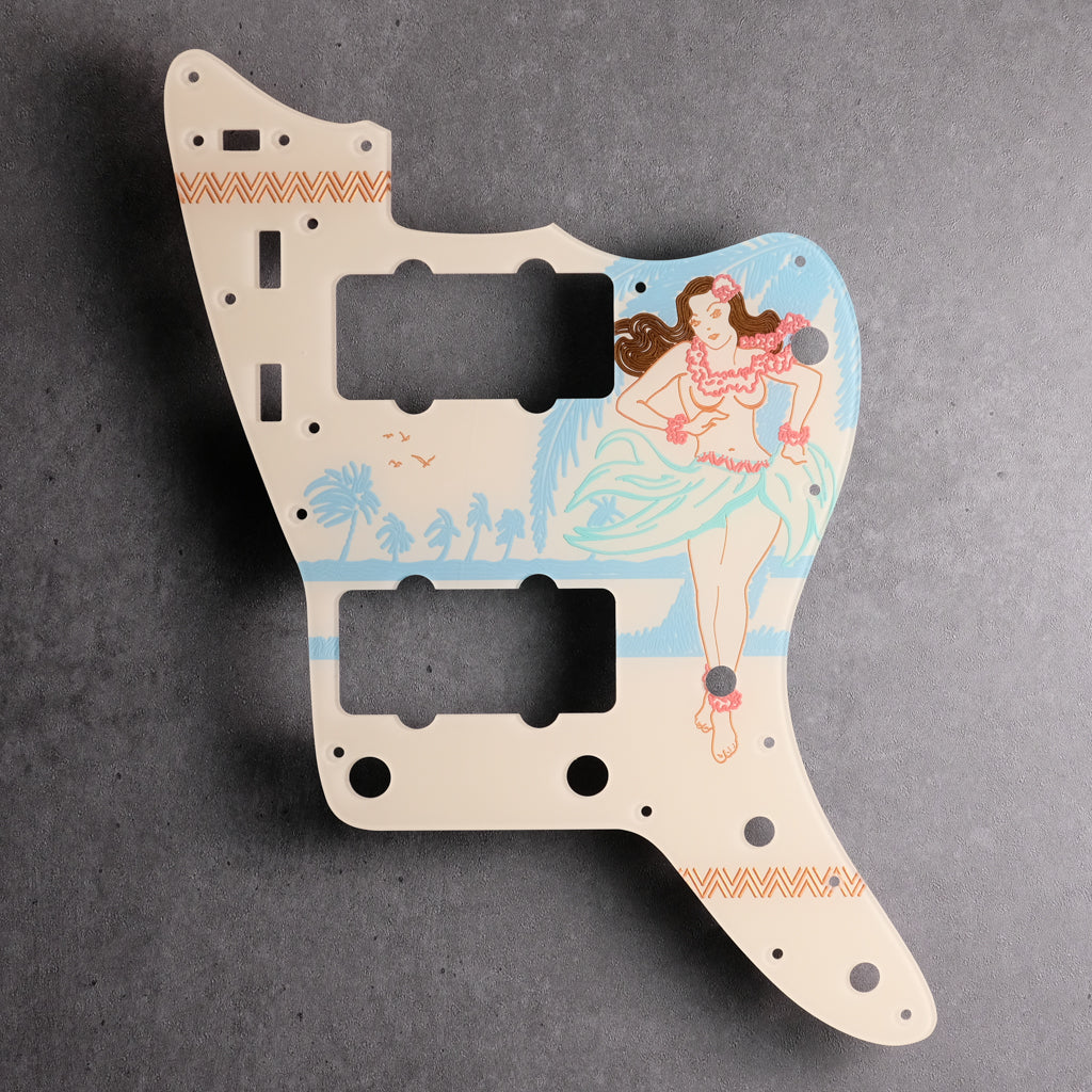 Island Girl- Jazzmaster Pickguard - in Ivory (Limited Edition)