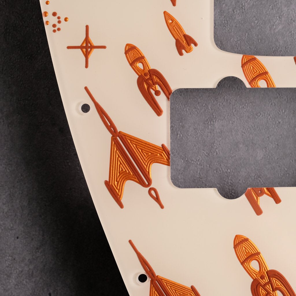 Rocket 88 - Jazzmaster Pickguard - Ivory
