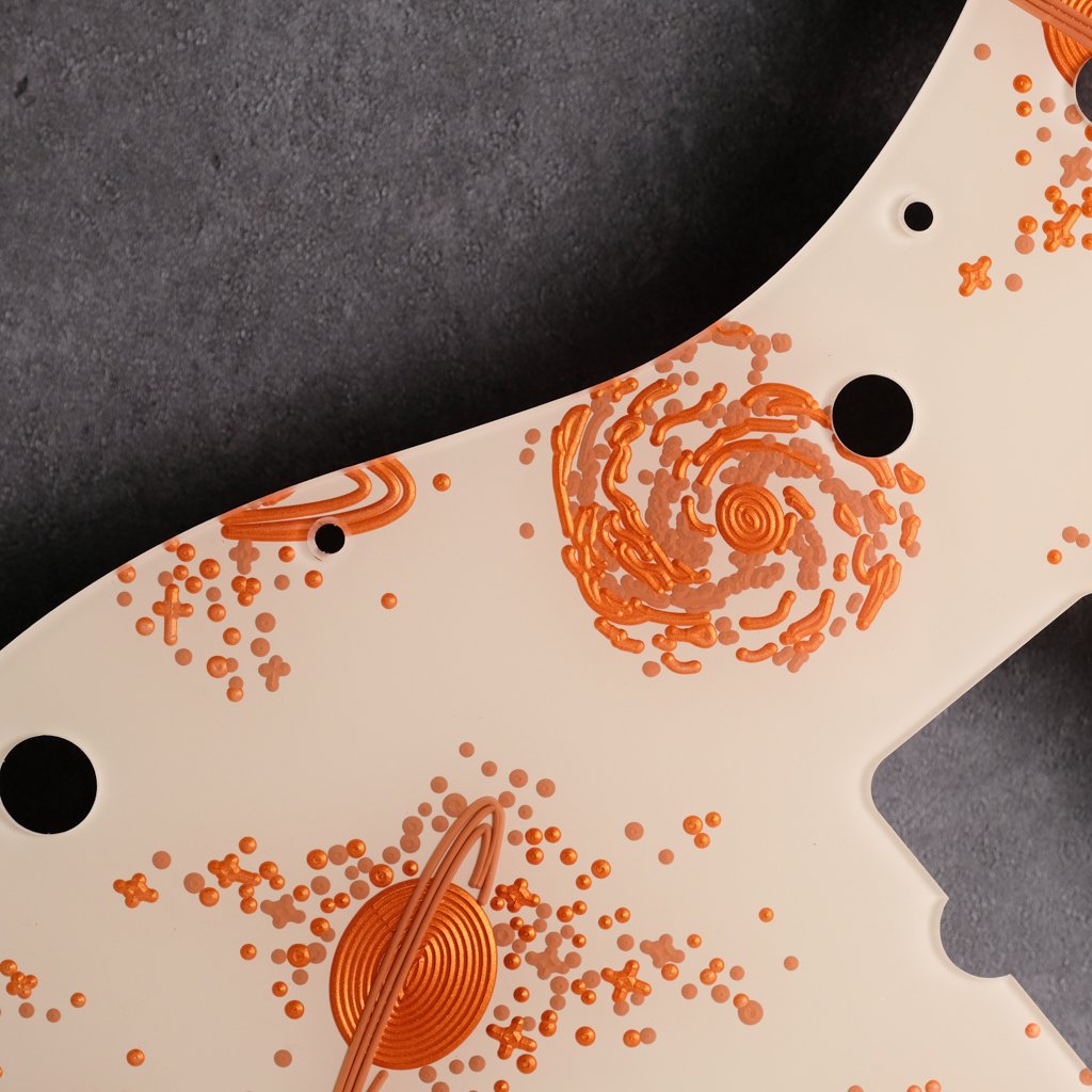 Space Oddity - Jazzmaster Pickguard - Ivory