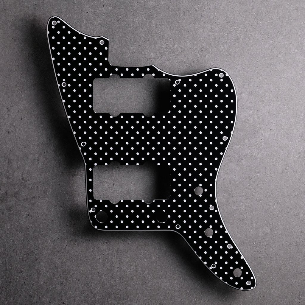 Four Thousand Holes - Jazzmaster Pickguard - Black/White/Black