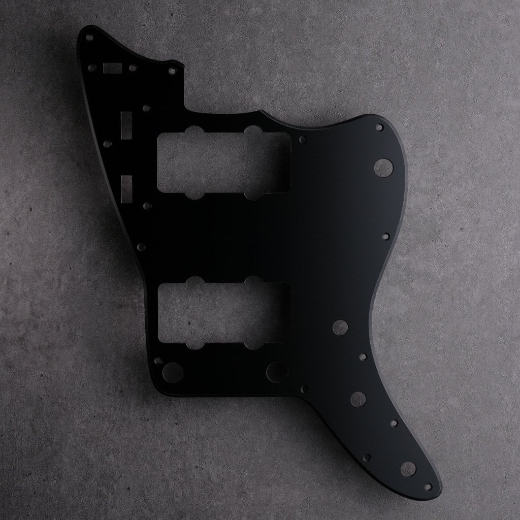 Black (Matte) - Jazzmaster Pickguard - 1-ply Vinyl