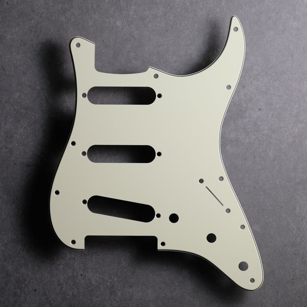 Mint/Black/Mint - Stratocaster Pickguard - 3-ply Vinyl