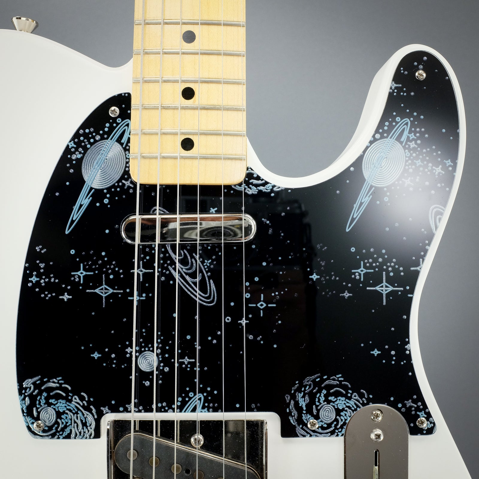 Space Oddity - Telecaster Pickguard - in Black