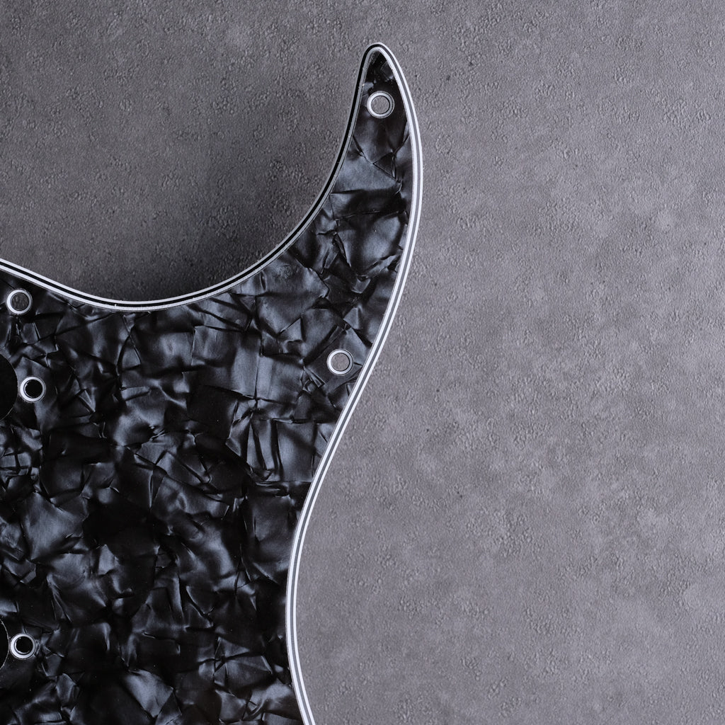 Pearloid Black - Stratocaster Pickguard - 4-ply Vinyl