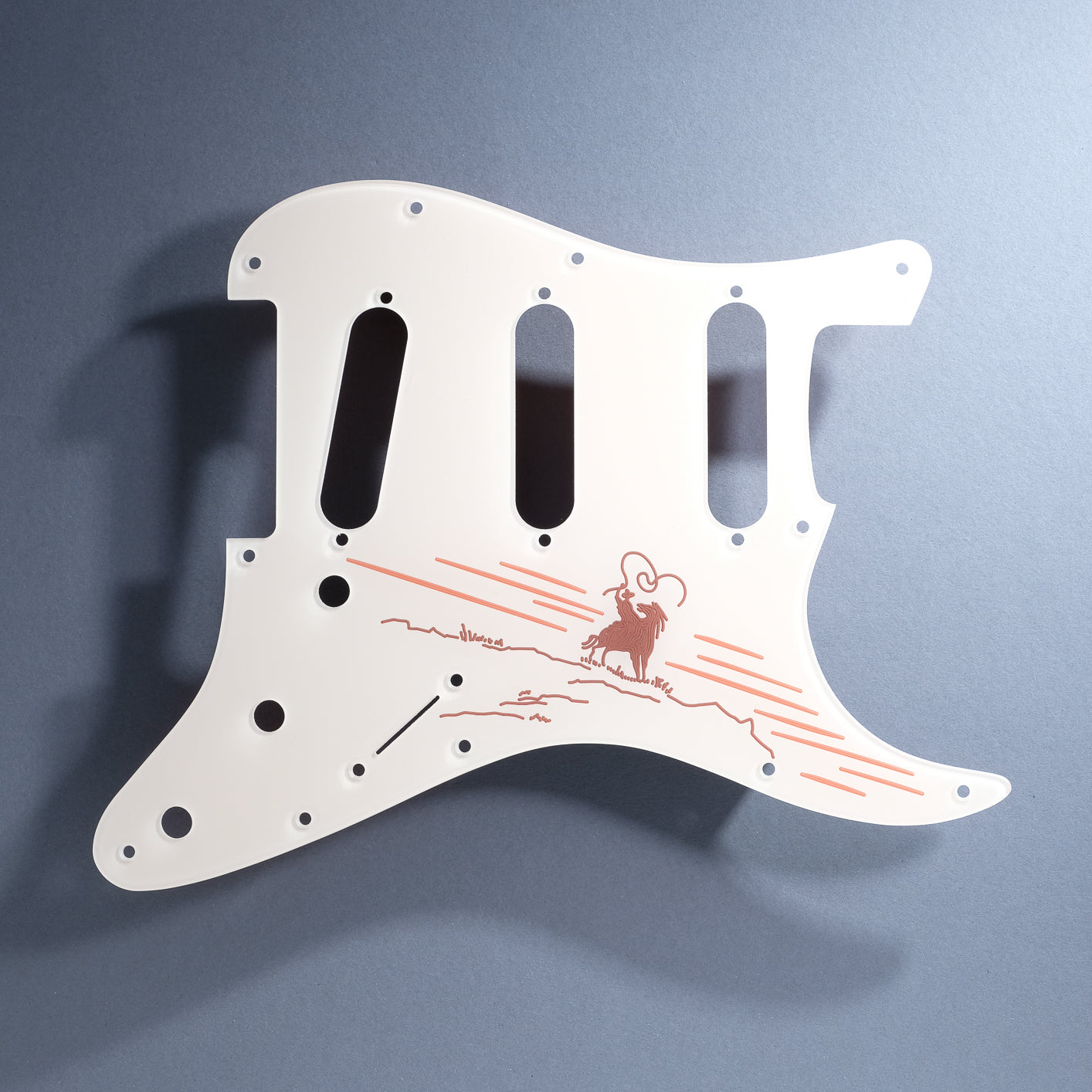 THE RIDER - Stratocaster Pickguard - in Ivory