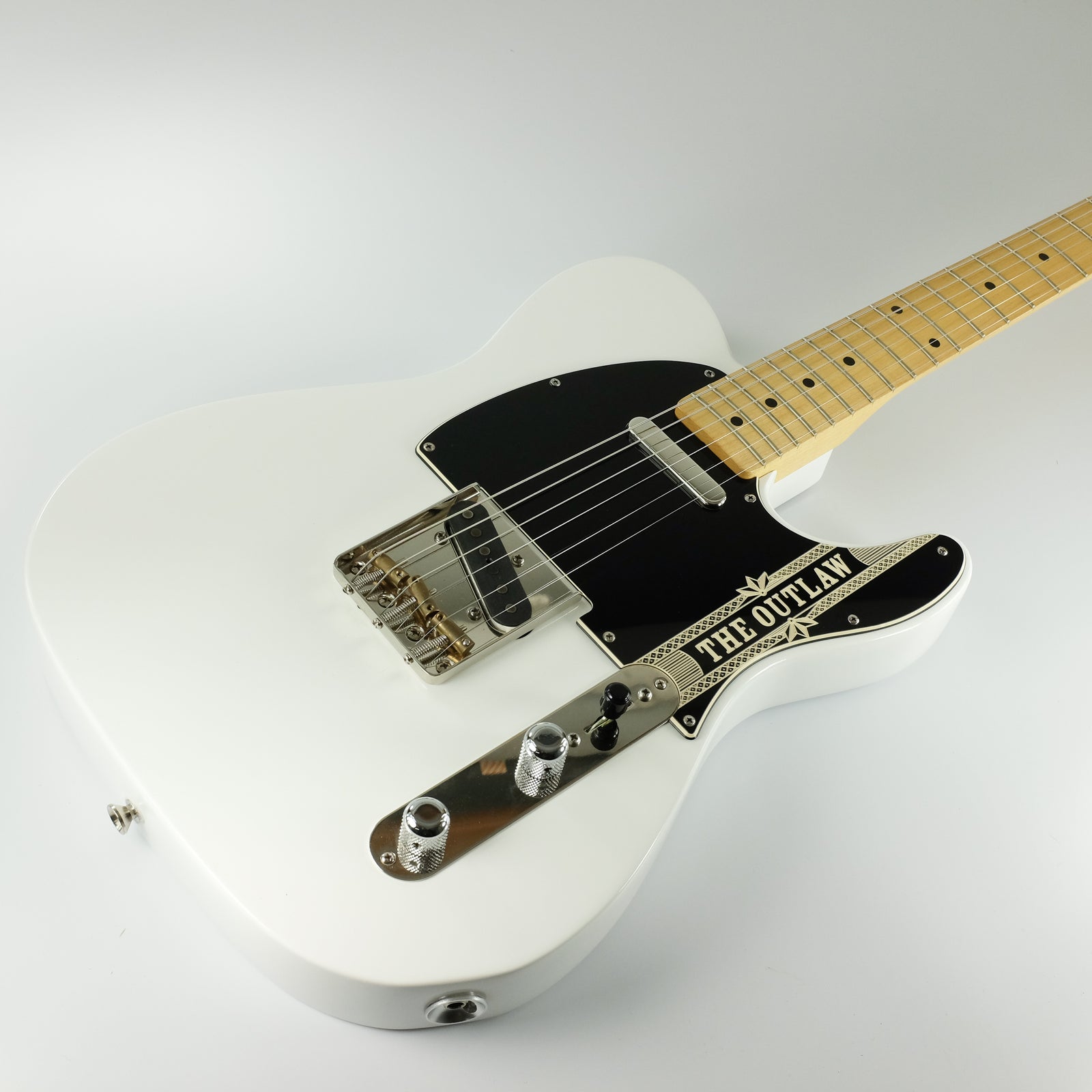 The Outlaw - Telecaster Pickguard - Black/Cream/Cream
