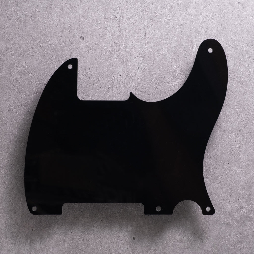 Black- Telecaster Pickguard - Single-Ply Vinyl