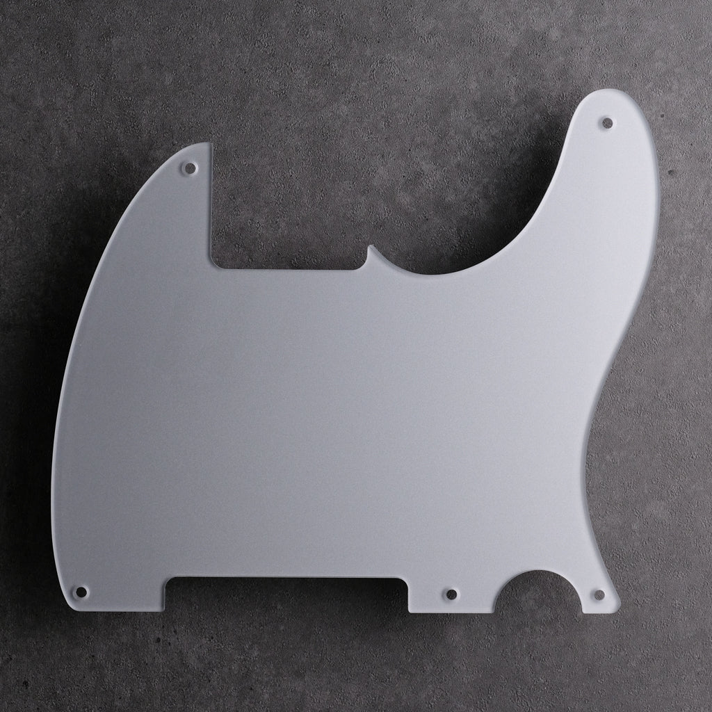 Platinum Silver - Telecaster Pickguard - Acrylic