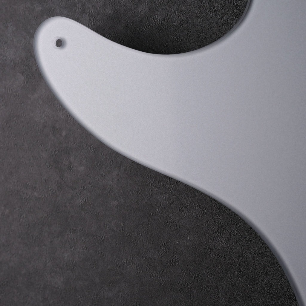 Platinum Silver - Telecaster Pickguard - Acrylic - Left-handed
