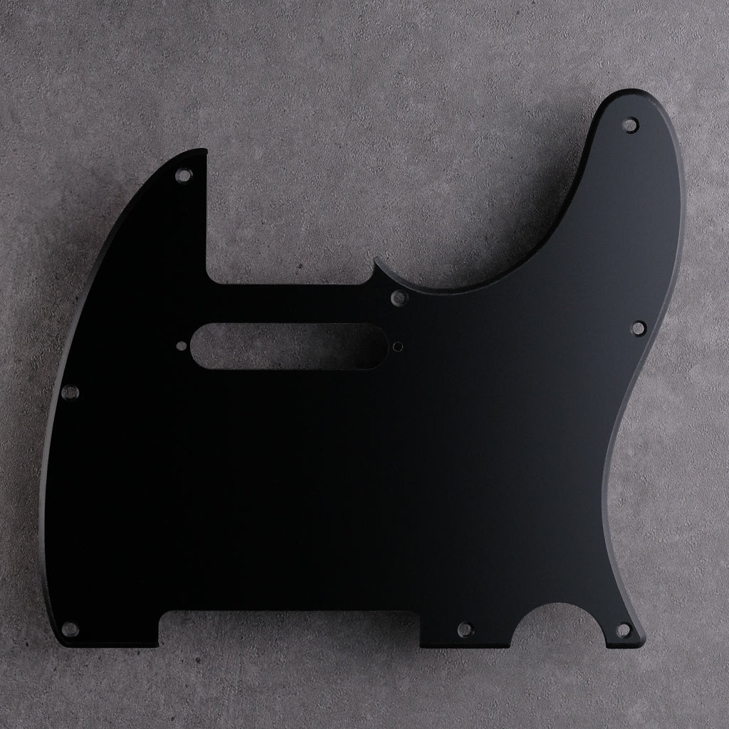 Black (Matte) - Telecaster Pickguard - Single-ply Vinyl