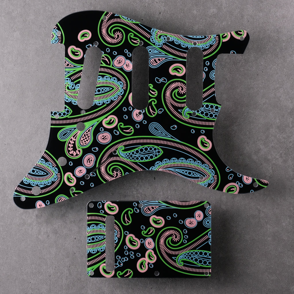 SPAWN OF PAISLEY - Stratocaster Pickguard and Tremolo Cover