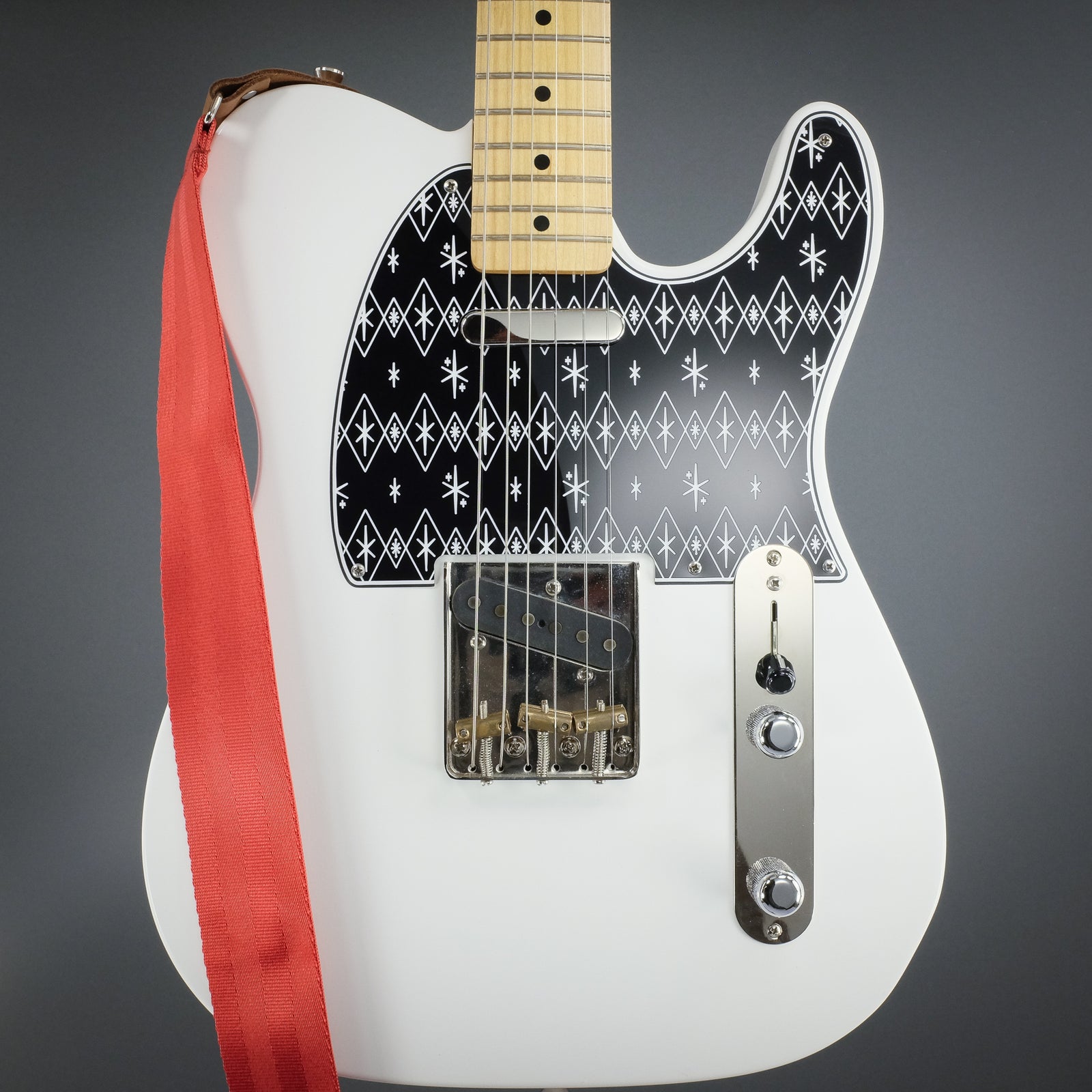 Maybellene - Telecaster Pickguard - Black/White/Black