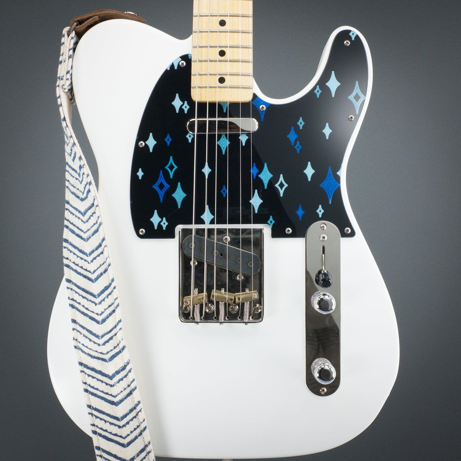 Sleepwalk - Telecaster Pickguard - Blues on Black