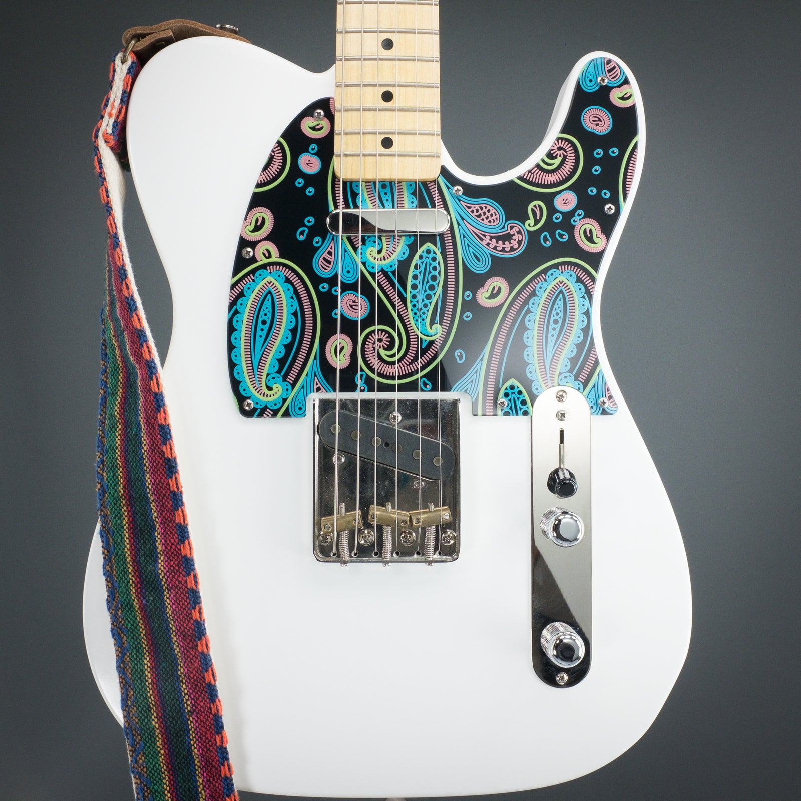 Spawn of Paisley - Telecaster Pickguard - Black