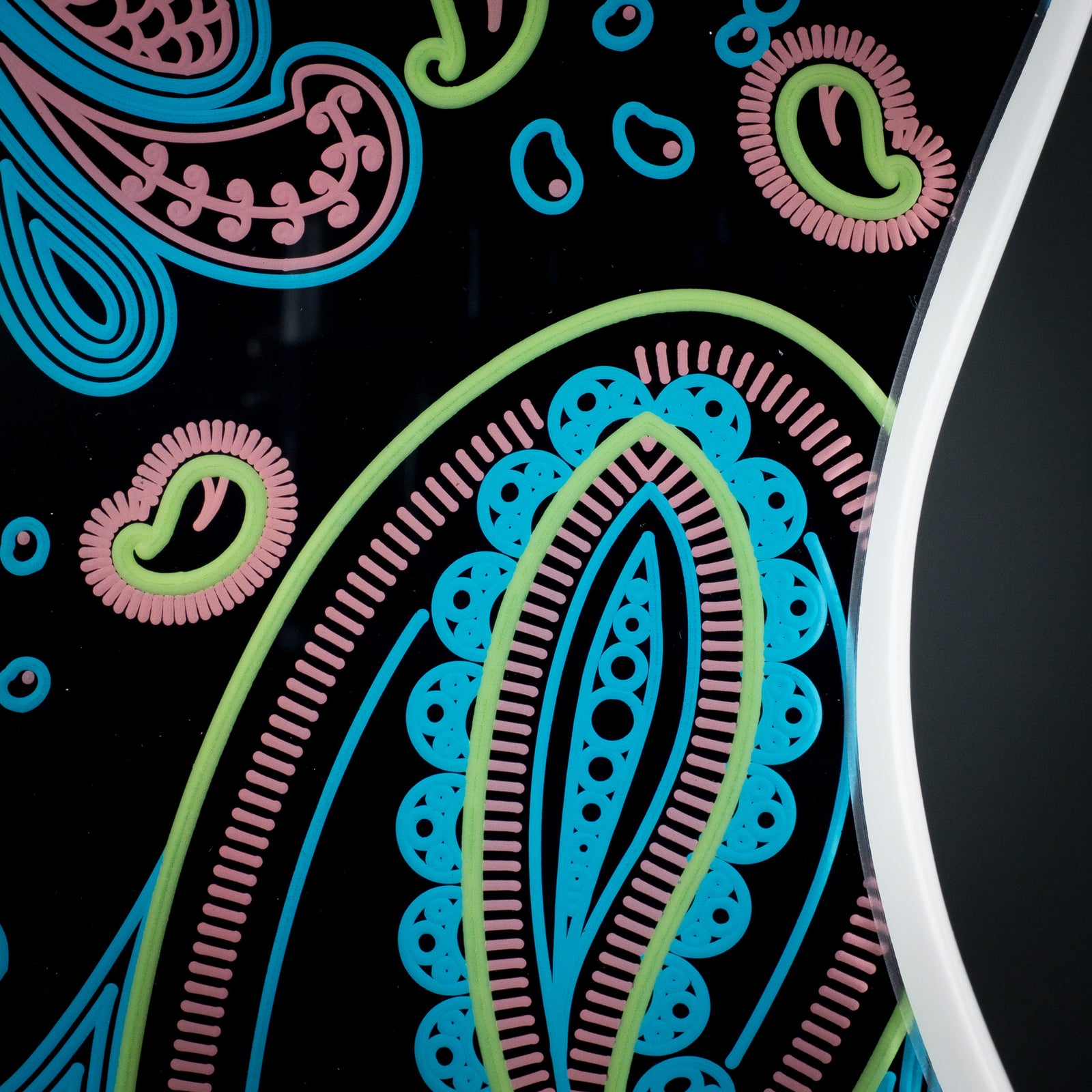 Spawn of Paisley - Telecaster Pickguard - Black