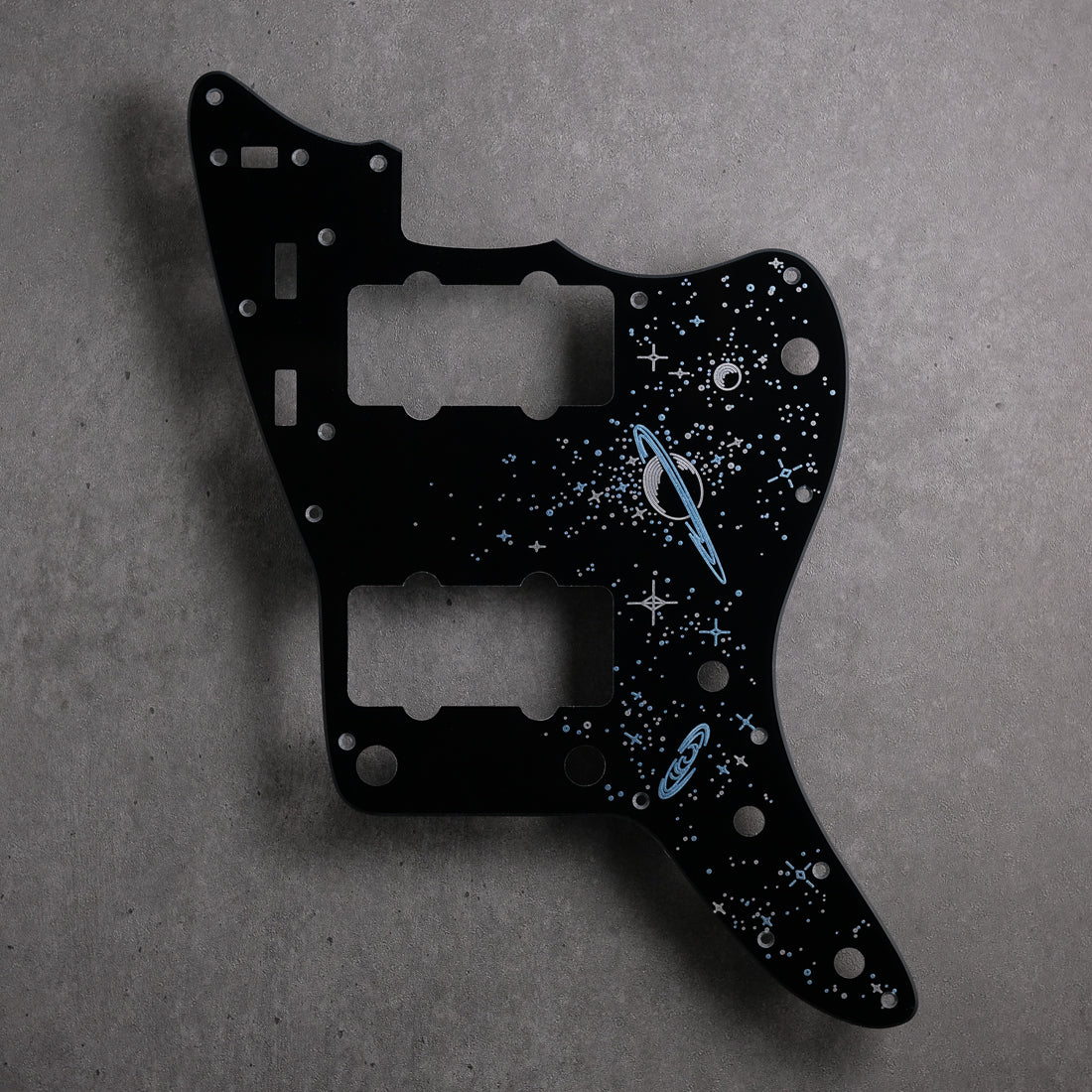 Space Oddity - Jazzmaster Pickguard - Black