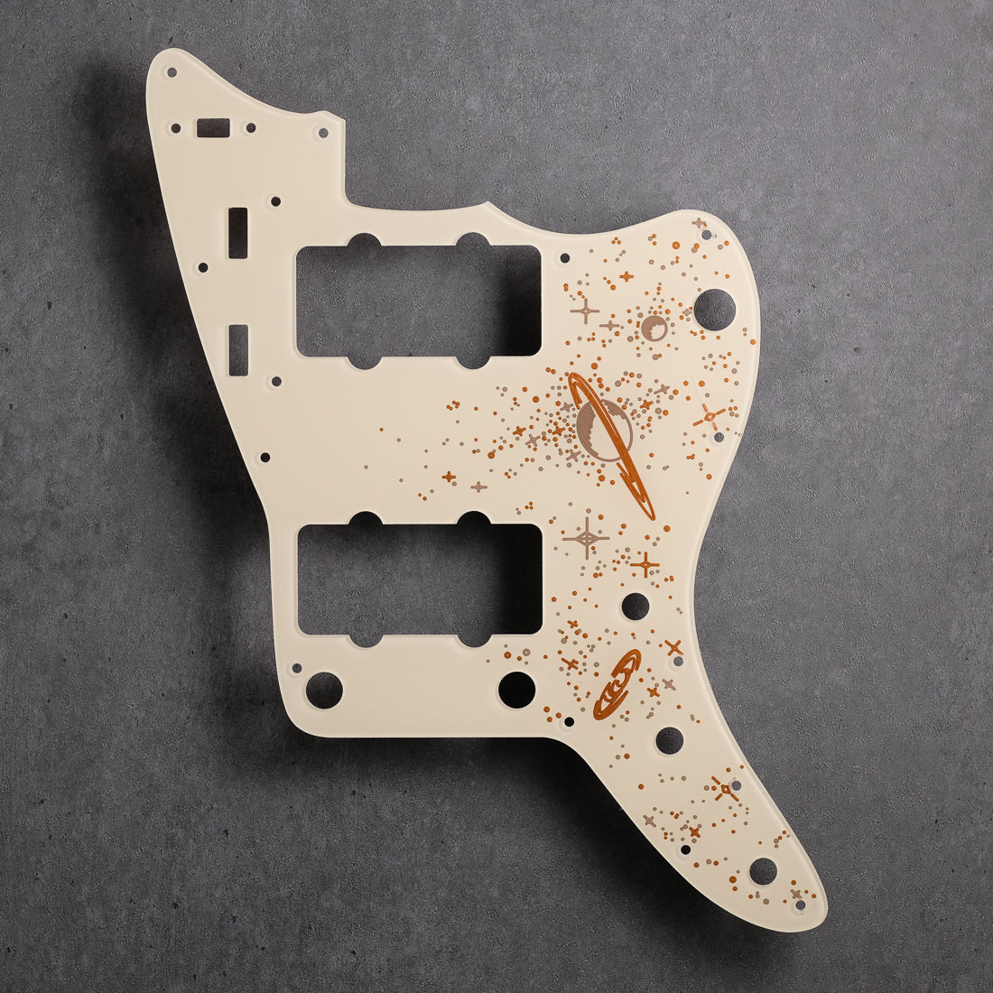 Space Oddity - Jazzmaster Pickguard - Ivory