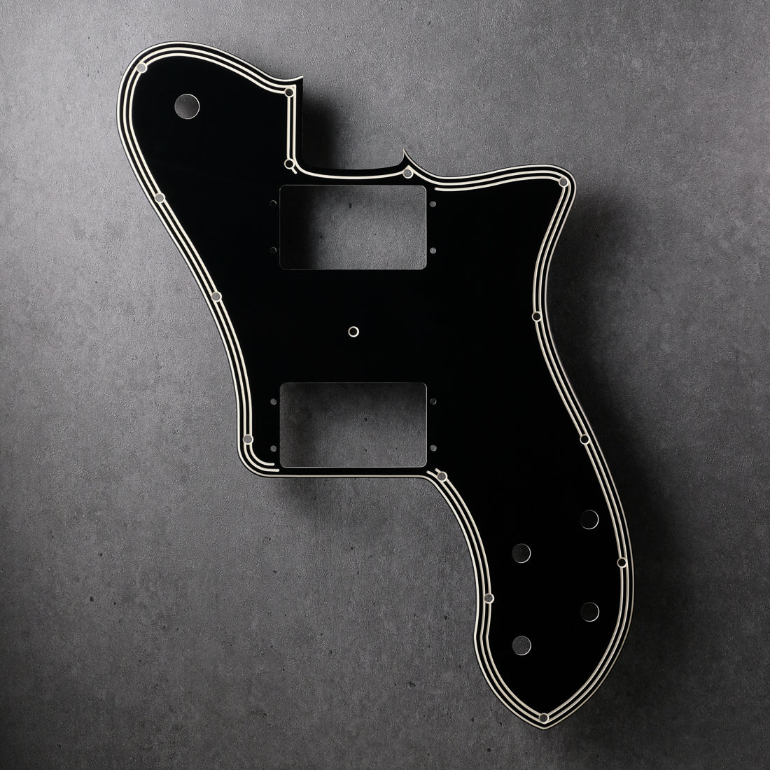 Streamline - Telecaster Deluxe Pickguard - Black/Cream/Black