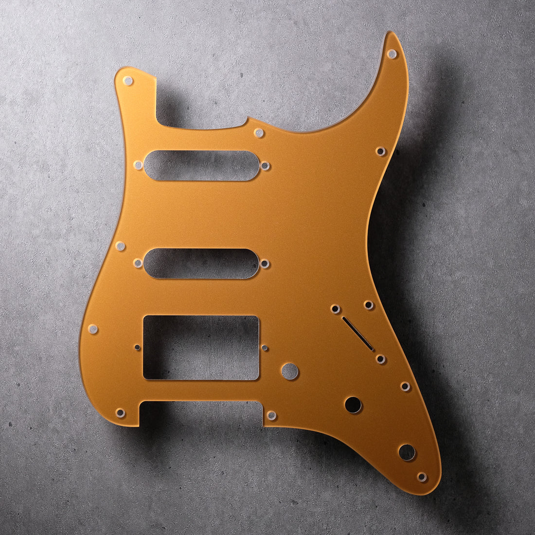 Deep Gold - Stratocaster HSS Pickguard - Acrylic