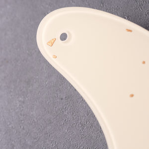 Speckled - Stratocaster Pickguard - Copper on Ivory Plexi