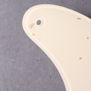 Speckled - Jazz Bass Pickguard - Copper on Ivory Plexi