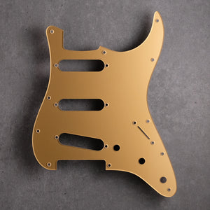 Smooth Gold - Stratocaster Pickguard - Acrylic