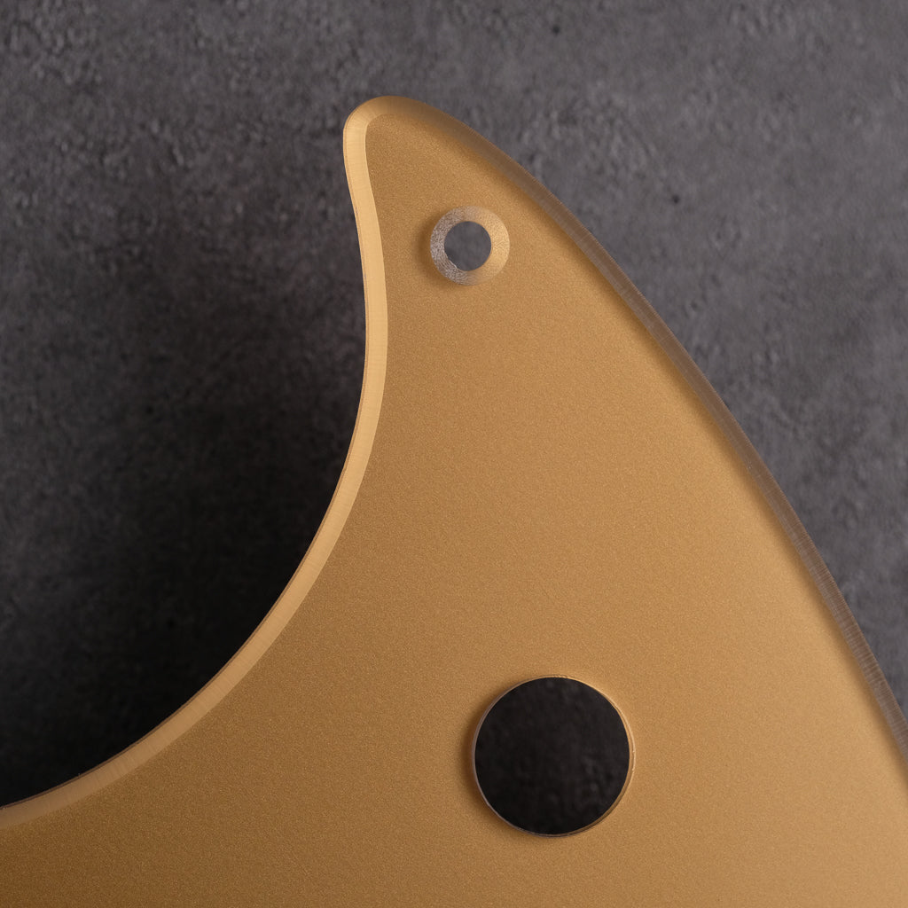 Smooth Gold - Mustang Bass PJ Pickguard - Acrylic
