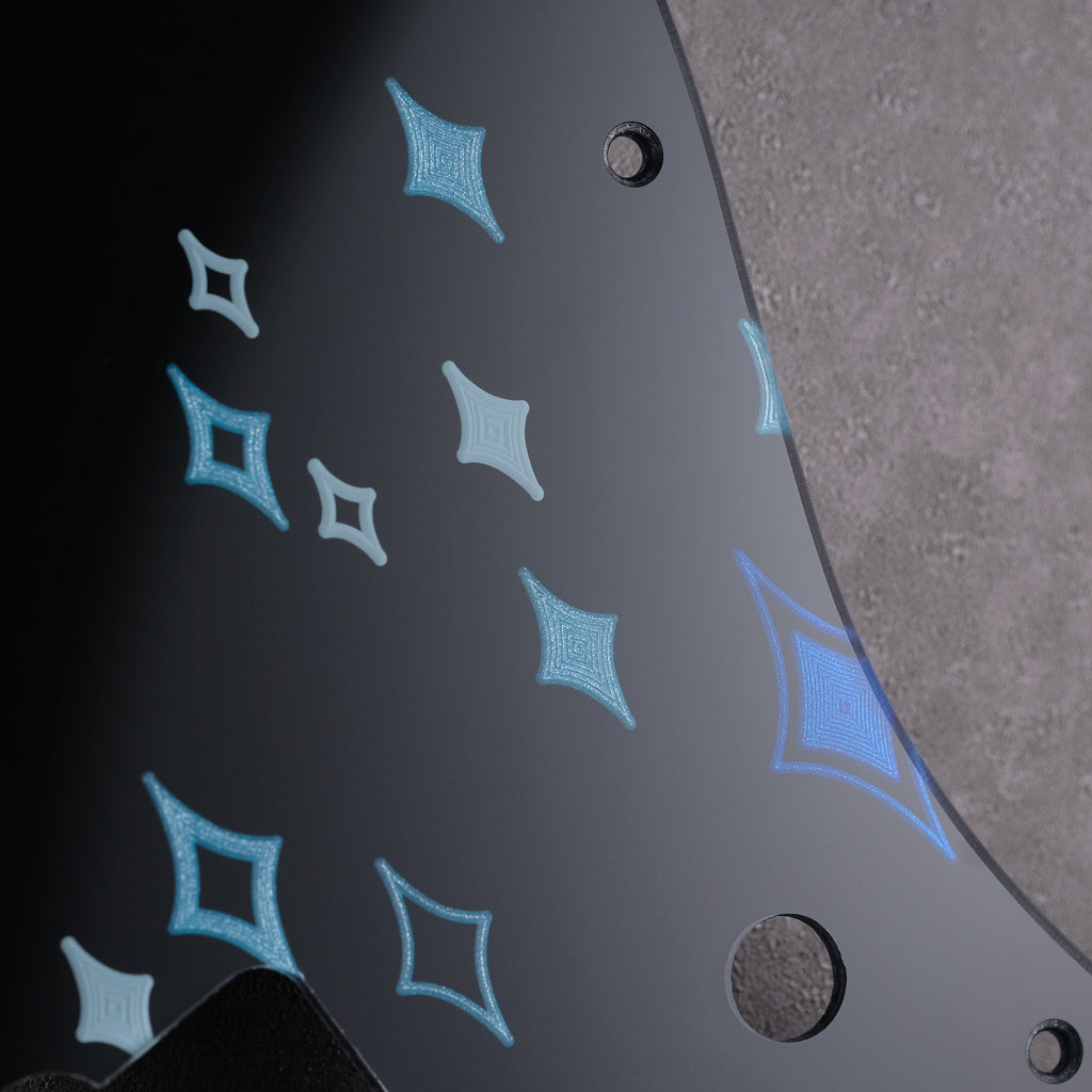 Sleepwalk - Jazzmaster Pickguard - Blues on Black