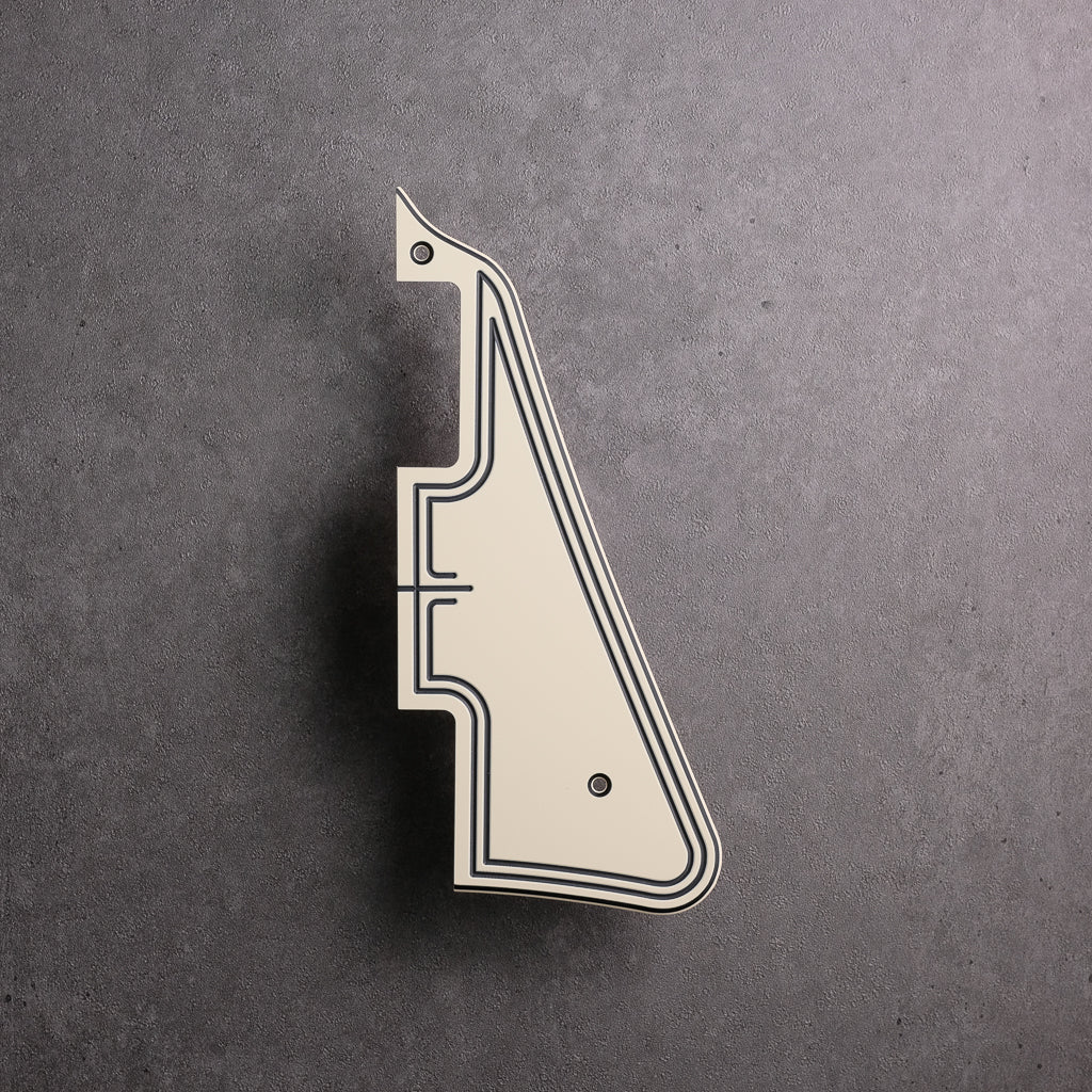 STREAMLINE Pickguard - Les Paul Standard - Cream/Black/Cream