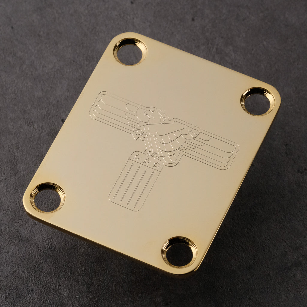 FREEBIRD - Engraved Neckplate - GOLD