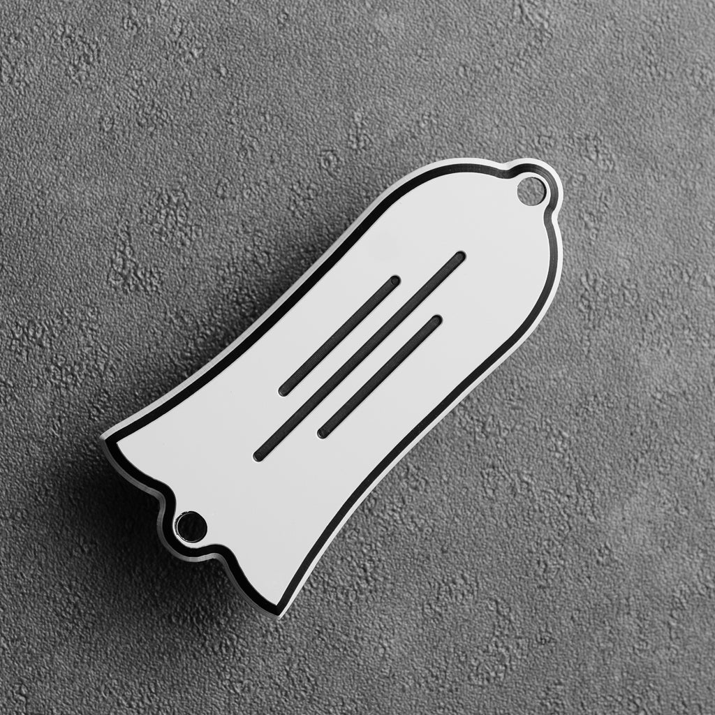 KAISH 2 Ply Wit/Zwart CUSTOM Printing Truss Rod Cover Voor KAISH 2 Ply Wit/Zwart CUSTOM Printing Truss Rod Cover Voor